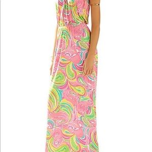 Lilly Pulitzer Marlisa Maxi Dress Multi All Night